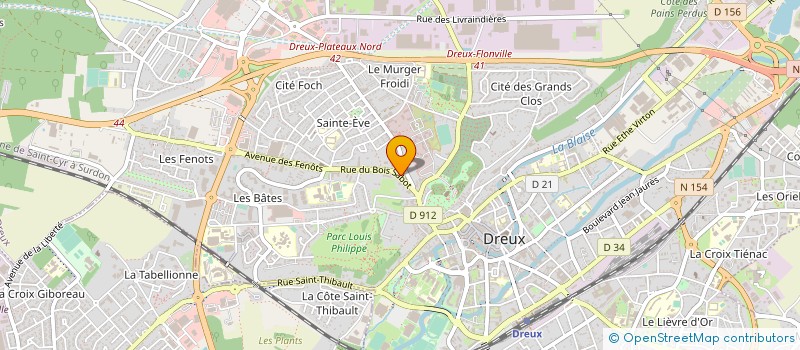 localisation de l'entreprise BIG BANG PROD à DREUX