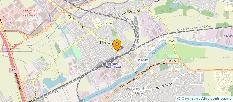 localisation de l'entreprise BIG BAZAR  PERSAN