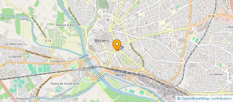 localisation de l'entreprise BIG BAZAR  BEZIERS
