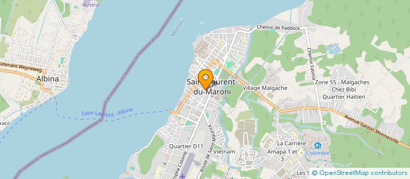 localisation de l'entreprise BIG BAZAR à SAINT-LAURENT-DU-MARONI