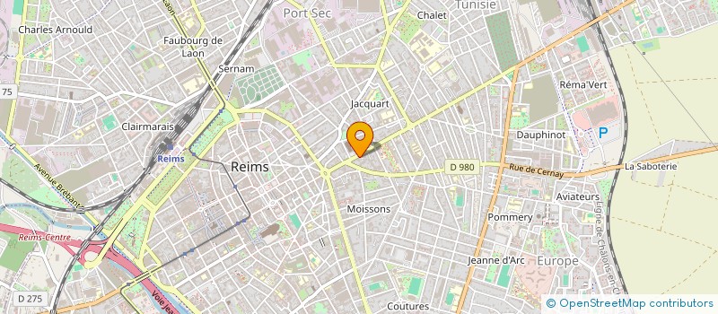 localisation de l'entreprise BIG BEN BARBER  REIMS