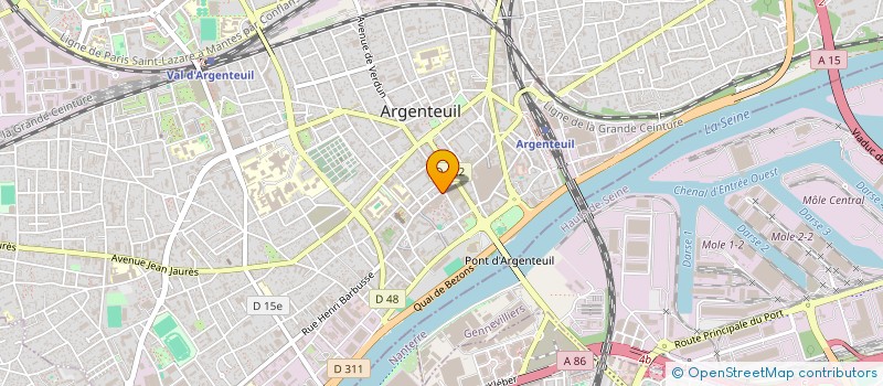 localisation de l'entreprise BIG BEST  ARGENTEUIL