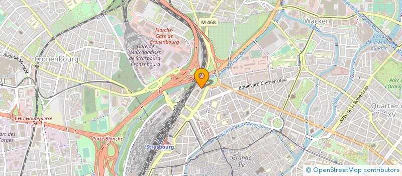 localisation de l'entreprise BIG BOX à STRASBOURG