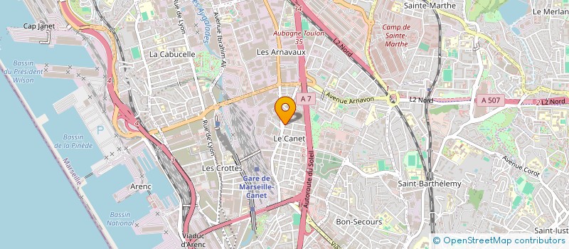 localisation de l'entreprise BIG BRAND à MARSEILLE