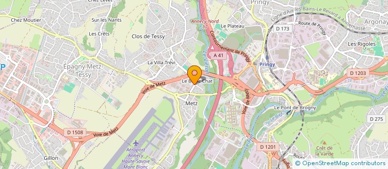 localisation de l'entreprise BIG BRAUTHER  EPAGNY METZ-TESSY