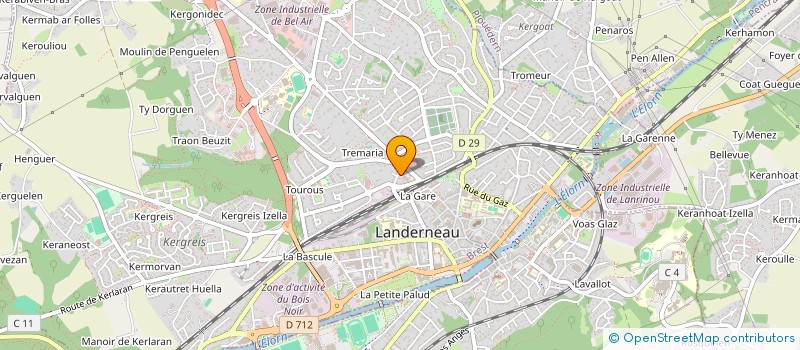 localisation de l'entreprise BIG BRAVO SPECTACLES  LANDERNEAU