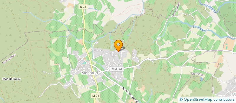 localisation de l'entreprise BIG BUDI GAMES  MONTAUD