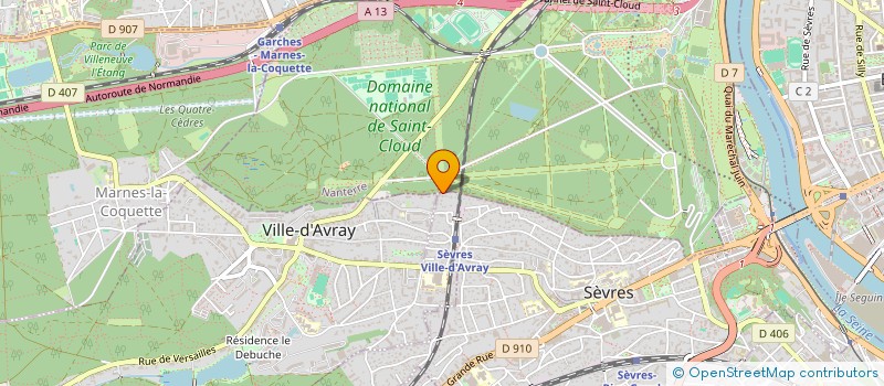 localisation de l'entreprise BIG CAT FRANCE à SEVRES