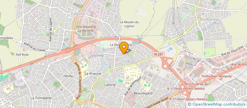 localisation de l'entreprise BIG CHARENTE  LA ROCHELLE