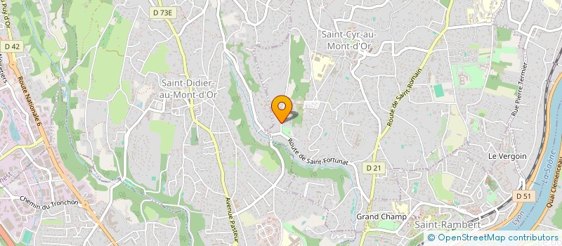 localisation de l'entreprise BIG CHEESE  SAINT-CYR-AU-MONT-D'OR