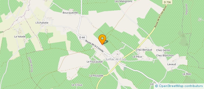 localisation de l'entreprise BIG & CO à JUILLAC-LE-COQ