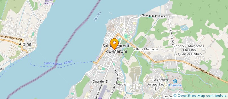 localisation de l'entreprise BIG CONSTRUCT à SAINT-LAURENT-DU-MARONI