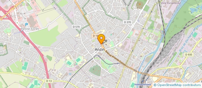 localisation de l'entreprise BIG DALLE  ANZIN