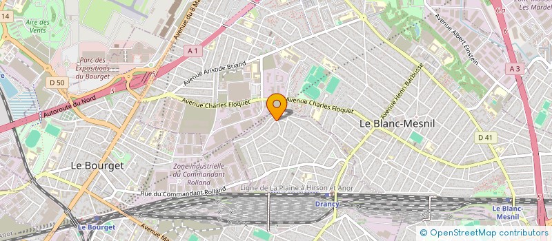 localisation de l'entreprise BIG DECO à DRANCY