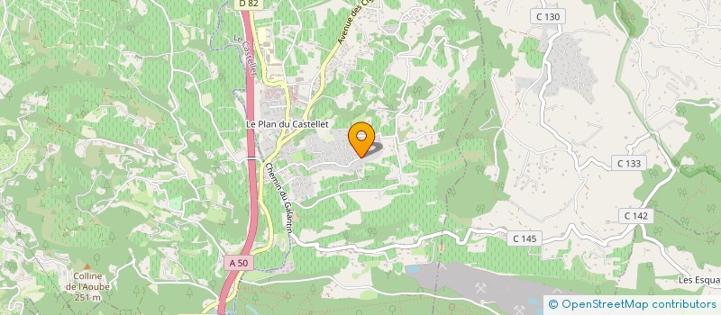 localisation de l'entreprise BIG DEEP  LE CASTELLET