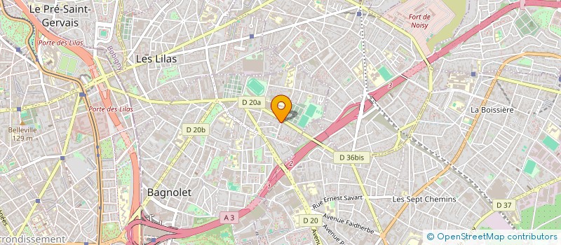 localisation de l'entreprise BIG FAMILY à BAGNOLET