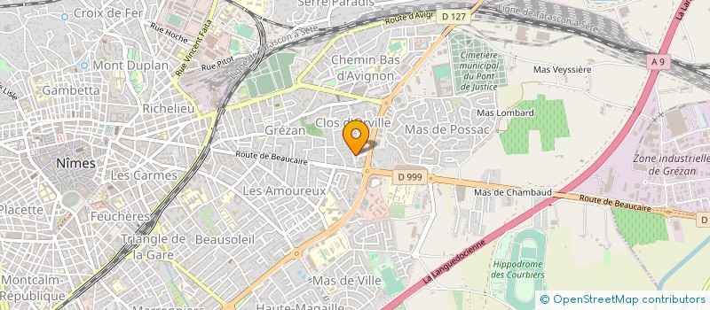 localisation de l'entreprise BIG FIBRE TELECOM  NIMES