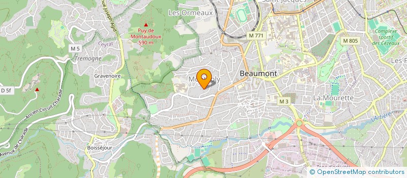 localisation de l'entreprise BIG FIVE  BEAUMONT