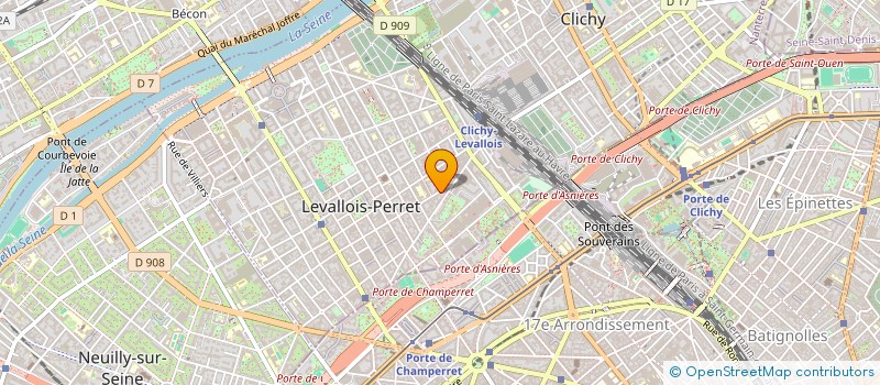localisation de l'entreprise BIG FOOD à LEVALLOIS-PERRET