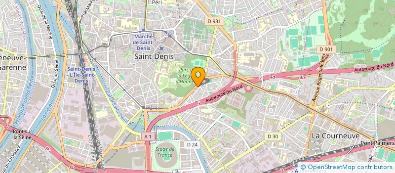 localisation de l'entreprise BIG FOOD à SAINT-DENIS