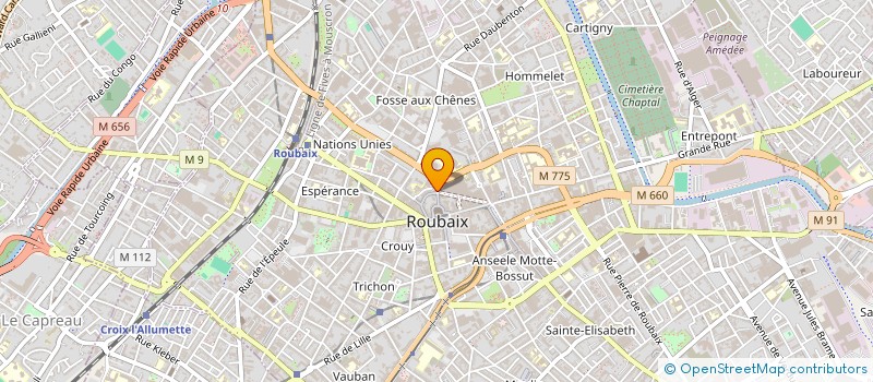 localisation de l'entreprise BIG FUME  ROUBAIX