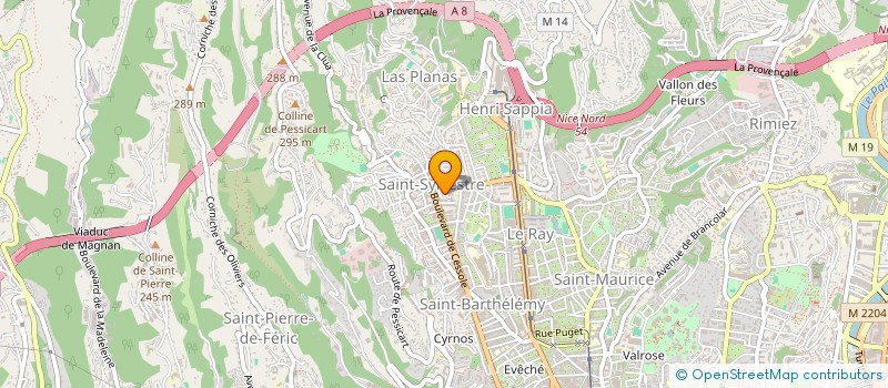 localisation de l'entreprise BIG IMMO à NICE