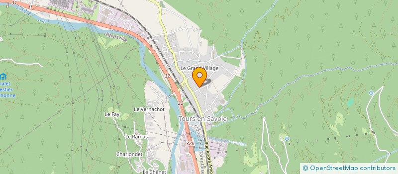 localisation de l'entreprise BIG'IMMO  TOURS-EN-SAVOIE