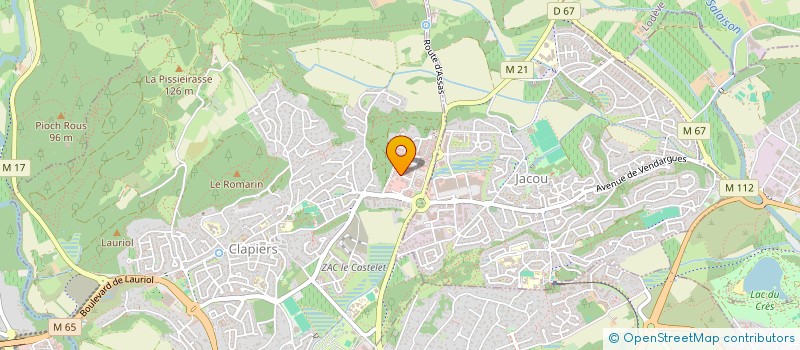 localisation de l'entreprise BIG LEDRU ROLLIN  CLAPIERS