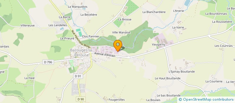 localisation de l'entreprise BIG LITTLE FACTORY  BAZOUGES-LA-PEROUSE