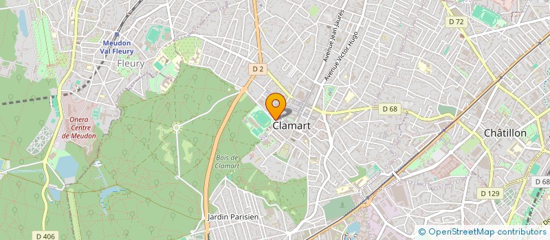 localisation de l'entreprise BIG MARIUS à CLAMART