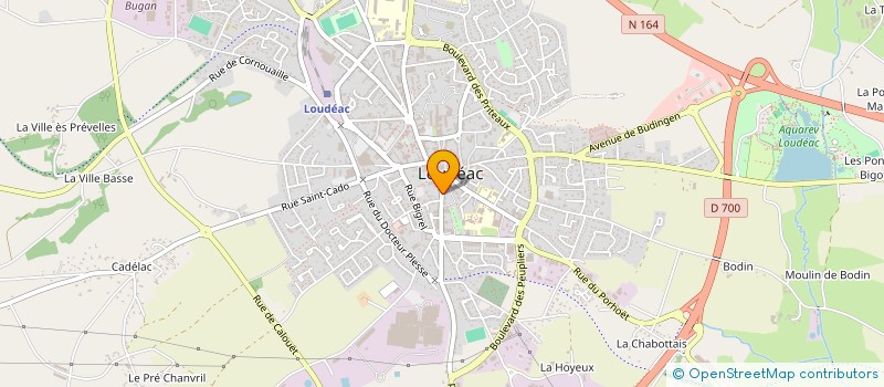 localisation de l'entreprise BIG MAURICE à LOUDEAC