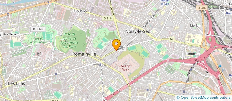 localisation de l'entreprise BIG MERIGNAC à NOISY-LE-SEC