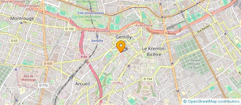 localisation de l'entreprise BIG MOTORS  GENTILLY