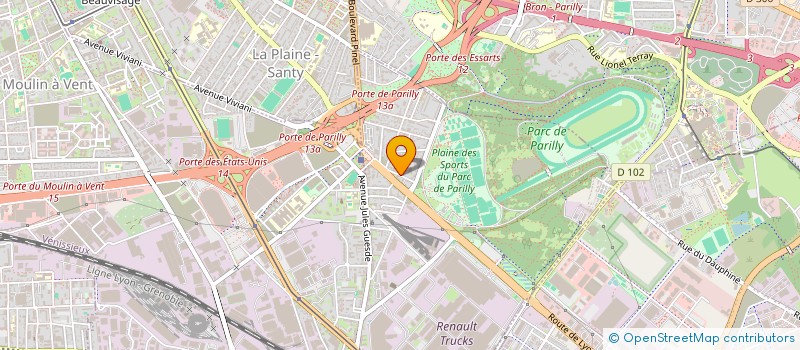 localisation de l'entreprise BIG MOUSTACHE GAMES  VENISSIEUX