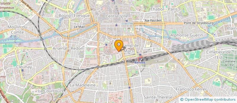 localisation de l'entreprise BIG ONE à RENNES