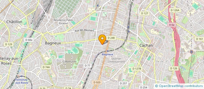 localisation de l'entreprise BIG PICTURES à BAGNEUX