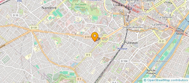 localisation de l'entreprise BIG PORO & CO  NANTERRE