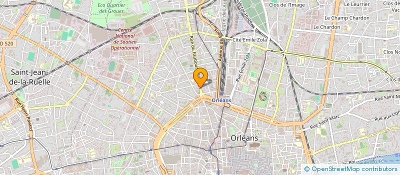 localisation de l'entreprise BIG SLICE PIZZA à ORLEANS