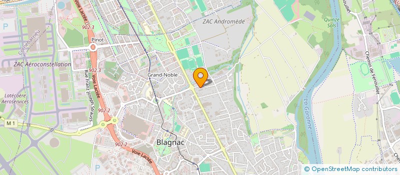 localisation de l'entreprise BIG SPIN  BLAGNAC