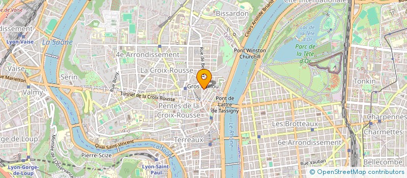 localisation de l'entreprise BIG STONE à LYON