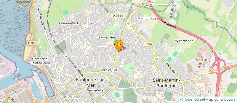 localisation de l'entreprise BIG TIME 62 à BOULOGNE-SUR-MER