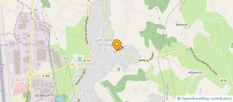 localisation de l'entreprise BIG UP  SAINT-BONNET-LES-OULES