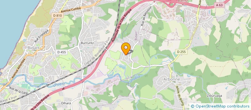 localisation de l'entreprise BIGA BAI  LAHONCE