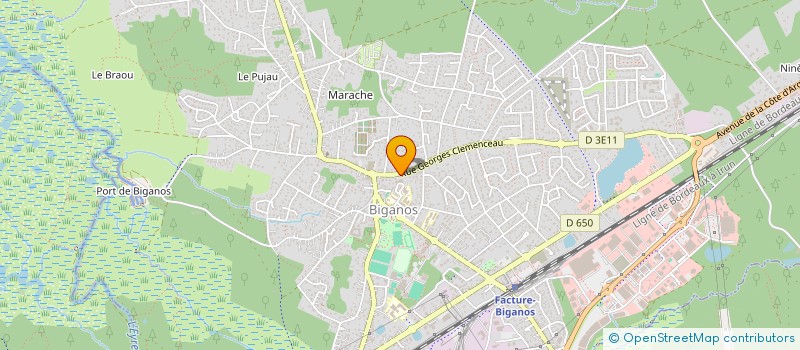 localisation de l'entreprise BIGA DANCES  BIGANOS