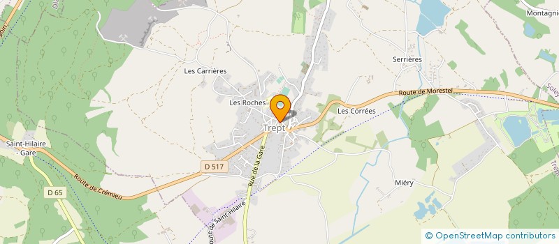 localisation de l'entreprise BIGA INDUSTRIES à CREMIEU