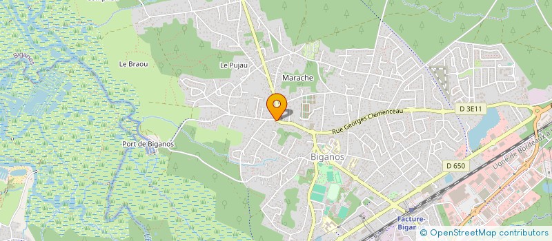 localisation de l'entreprise BIGA PASTA  BIGANOS