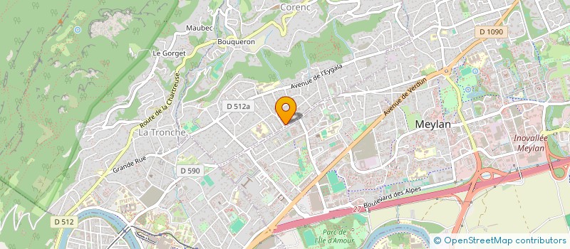 localisation de l'entreprise BIGAIROSIX  CORENC