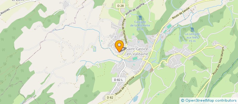 localisation de l'entreprise BIGALLET - STEPHI  SAINT-GEOIRE-EN-VALDAINE