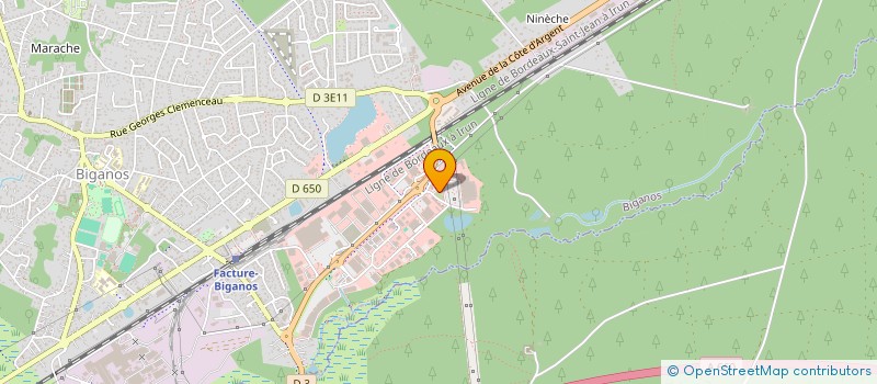 localisation de l'entreprise BIGAPAIN  BIGANOS