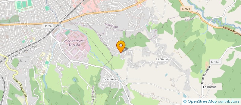 localisation de l'entreprise BIGARADE à COSNAC